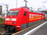 Am 29.07.2013 fuhr mir das erste mal 101 001 mit der neuen Werbung in Dsseldorf HBF vor die Linse.