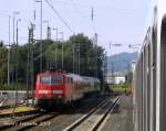 Baureihe 111/300212/111-091-stand-am-morgen-des 111 091 stand am Morgen des 27.07.2013 in Minden und wartete auf weitere Aufgaben.