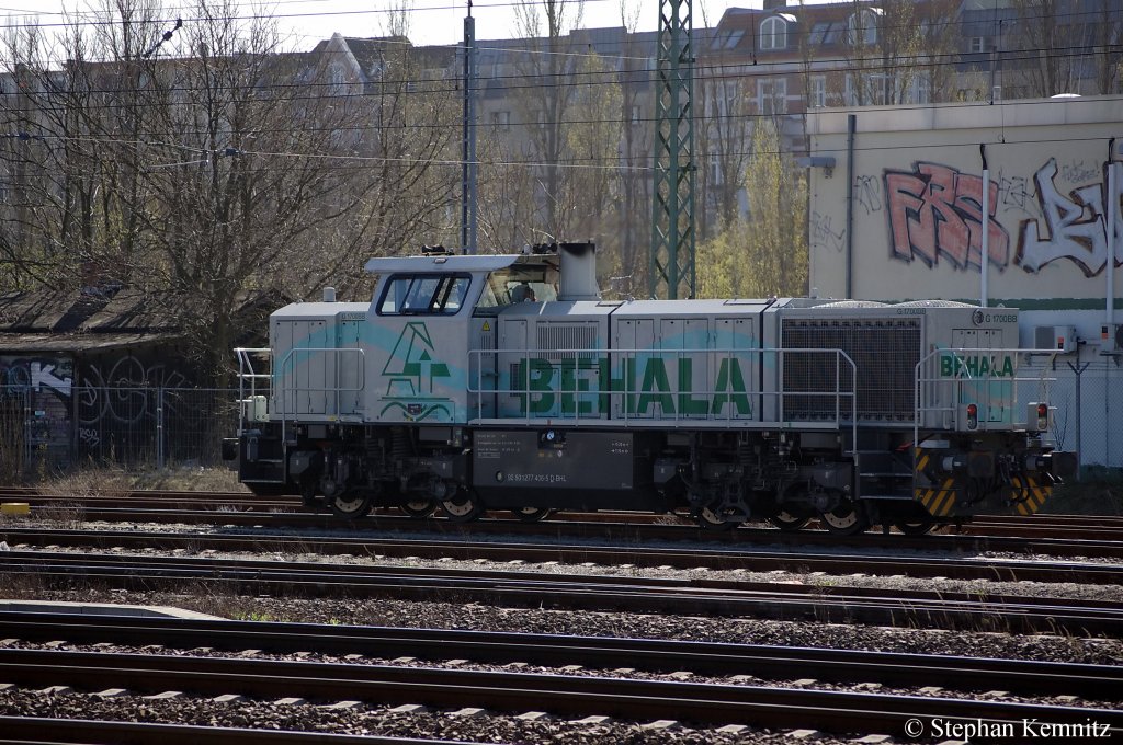 BEHALA 4 (277 406-5) beim rangieren in Berlin Beusselstra�e. 09.04.2011