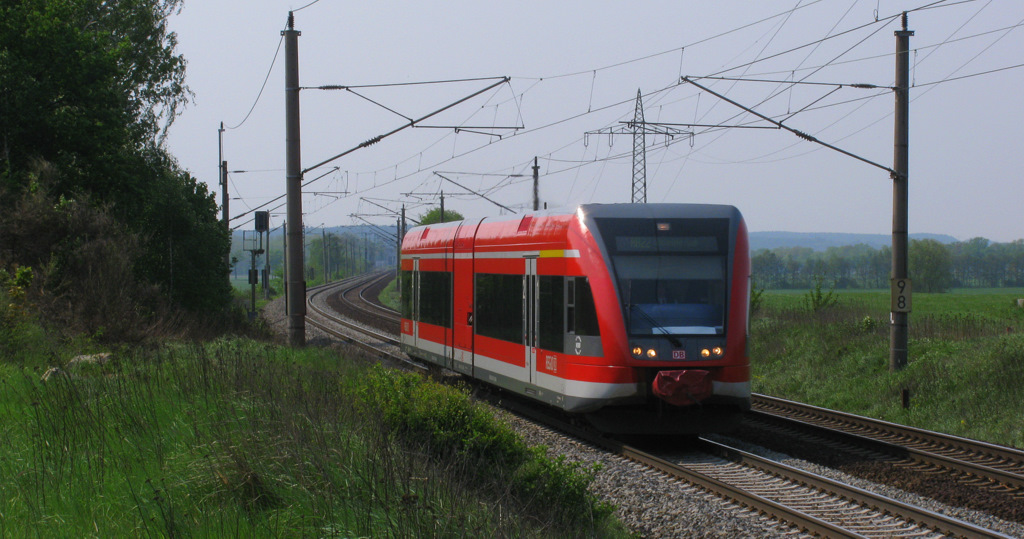 Dieser Stadler GTW als RB 22 nach Berlin Sch�nefeld Flughafen war mein bestes Bild des Tages von der Linie. Sch�ne Gr��e auch hier an alle Tf&acute;s die den Tag �ber pendelten.