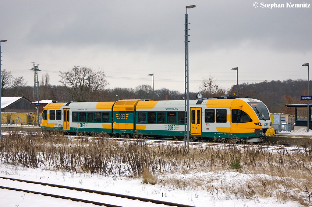 VT 646.041 (646 041-3) ODEG - Ostdeutsche Eisenbahn GmbH als RB51 (RB 68865) von Rathenow nach Brandenburg Hbf in Rathenow. 11.12.2012
