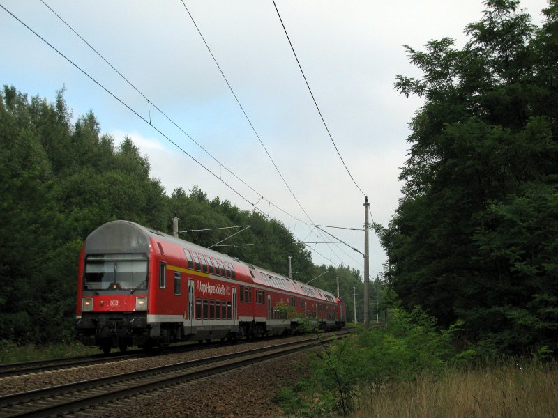 RB 14 am 07.08. nach Senftenberg.