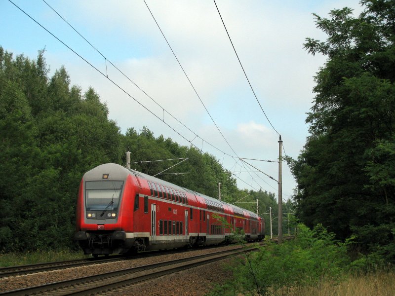 RE 2 am 07.09. nach Cottbus.