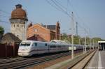 402 022-8  Eberswalde  & 808 033-5  Ulm  als ICE 544 von Berlin Hbf(tief) nach K�ln Hbf in Rathenow.