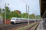402 037-6  Neustrelitz  & 402 041-8  Bad Hersfeld  als ICE 846 von Berlin Hbf(tief) nach K�ln Hbf in Rathenow.
