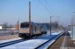 246 010-3 hvle - Havell�ndische Eisenbahn AG ex metronom Eisenbahngesellschaft mbH mit dem 53099 von Premnitz nach Wustermark Rbf in Rathenow.