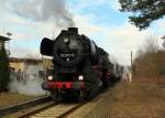 Die Else (52 8177) am 07.03.2010 in Wendisch Rietz am Scharm�tzelsee.