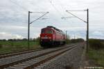 232 240-2 als Lz zwischen Brandenburg und G�tz in Richtung Brandenburg unterwegs.