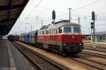 232 105-7 DB Schenker Rail Polska S.A hat in Cottbus einen G�terzug �bernommen und bringt ihn nach Polen.