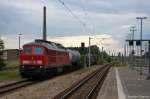 232 583-5 DB Schenker Rail Deutschland AG mit einem gemischtem G�terzug aus Brandenburg Altstadt in Rathenow und fuhr in Richtung Wustermark weiter.