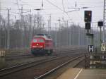 233 112-2 beim ausr�cken aus Seddin in Richtung Potsdam am 02.04.