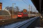 101 003-2 schiebt den IC 2010 von T�bingen Hbf nach Berlin S�dkreuz durch Rathenow.