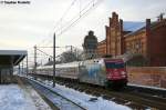101 083-4  Packendes S�dafrika  mit dem IC 1931 von Munster(�rtze) nach Berlin S�dkreuz in Rathenow.
