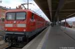 112 183 mit dem RE2 (RE 37383) nach K�nigs Wusterhausen in Rathenow.