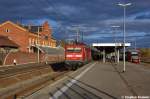 112 109-4 mit dem RE4 (RE 37331) von Rathenow nach J�terbog.