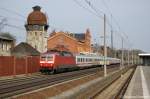 120 125-0 mit dem IC 1919 von Berlin S�dkreuz nach K�ln Hbf in Rathenow.