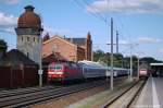 120 151-6 mit dem IC 1923 von Berlin S�dkreuz nach K�ln Hbf in Rathenow.