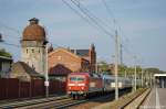 120 148-2 mit dem IC 1925 von Berlin S�dkreuz nach K�ln Hbf in Rathenow.