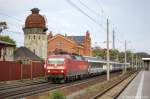 120 154-0 mit dem IC 1925 von Berlin S�dkreuz nach K�ln Hbf in Rathenow.