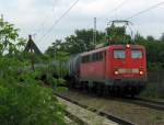 140 327-8 begegnete Hannes und mir beim Bahnbildertreffen am 12.06.2010 am Bahn�berweg in der Wuhlheide.