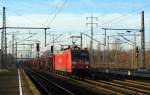 145 014-4 erreicht mit Holzabf�llen am 5.12.