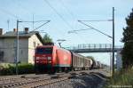 145 046-9 mit dem RE nach Wolfsburg in Vietznitz :D Nat�rlich ist das kein RE nach Wolfsburg sondern es handelt sich hier um einem gemischten G�terzug.