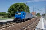 HGK 185 521-2 als Lz in R�dnitz in Richtung Bernau(b Berlin) unterwegs.