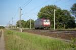 185 602-0 Crossrail als Lz zwischen Gro�wudicke und Rathenow in Richtung Wustermark unterwegs.