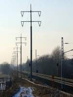 Diedersdorf: Hier mal ein Bild von der Fotostelle bei Sonnenuntergang am 08.