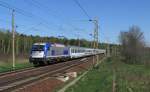 370 008 durchf�hrt Pillgram mit dem EC44  Berlin-Warschau-Express  nach Berlin Hbf.