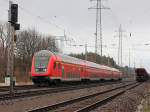 RE 3 (RE 18314) diesmal nur bis Berlin Gesundbrunnen mit Schublok 114 029 am 17.