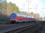 RE 3 (RE 18350) nach Schwedt(Oder) mit der Schublok 112 124 am 30.