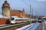 411 010-2  Naumburg (Saale)  als ICE 1548 von Berlin Ostbahnhof nach D�sseldorf Hbf & 411 054-0  Sonneberg  als ICE 1538 in Rathenow.