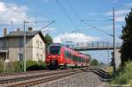 442 226/726 vierteiliger Talent 2 der S-Bahn N�rnberg auf Testfahrt in Vietznitz Richtung Friesack(Mark) unterwegs.