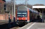 Eine RE2 Ersatz Garnitur als (RE 37381) nach K�nigs Wusterhausen in Rathenow.