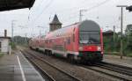 Hier zu sehen der Steuerwagen vom RE15 von Dresden Hbf nach Hoyerswerda.