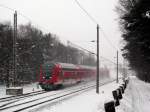 Ein RE 2 von Rathenow nach Cottbus am 09.01.