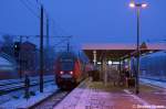 RE4 (RE 37333) von Rathenow nach J�terbog in Rathenow.